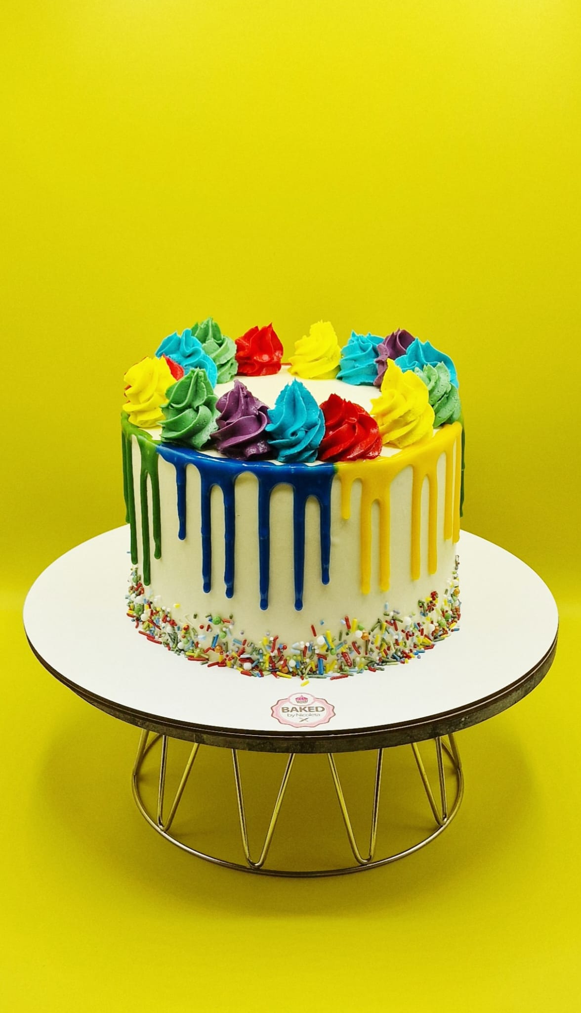 Bespoke custom celebration cake for Gentlemen & Milestones handcrafted by Nicoleta